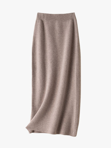 Cashmere Midi skirt