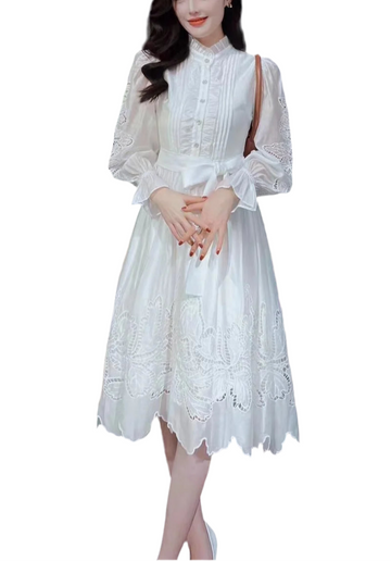 Embroidery Cotton Dress