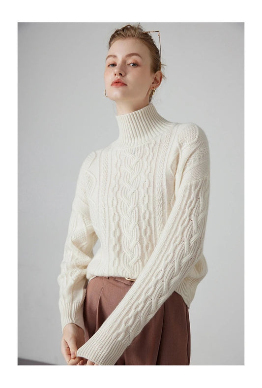 Cashmere cable knit Sweater