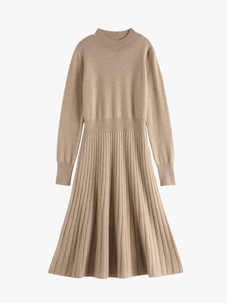 Wool And Cashmere Knit Midi Dress