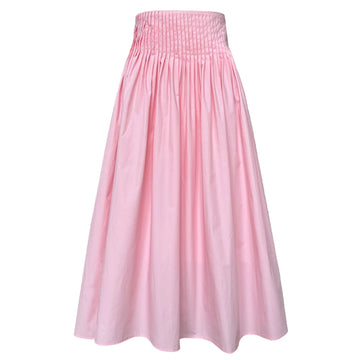 Blush Grace Midi Skirt