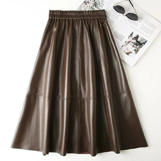 The Kensington Leather Skirt